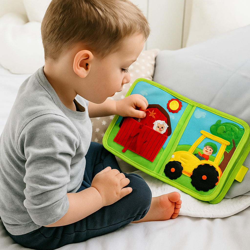 Saneda™ Soft Farm Activity Book