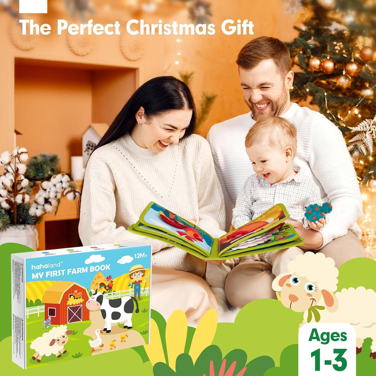 Saneda™ Soft Farm Activity Book