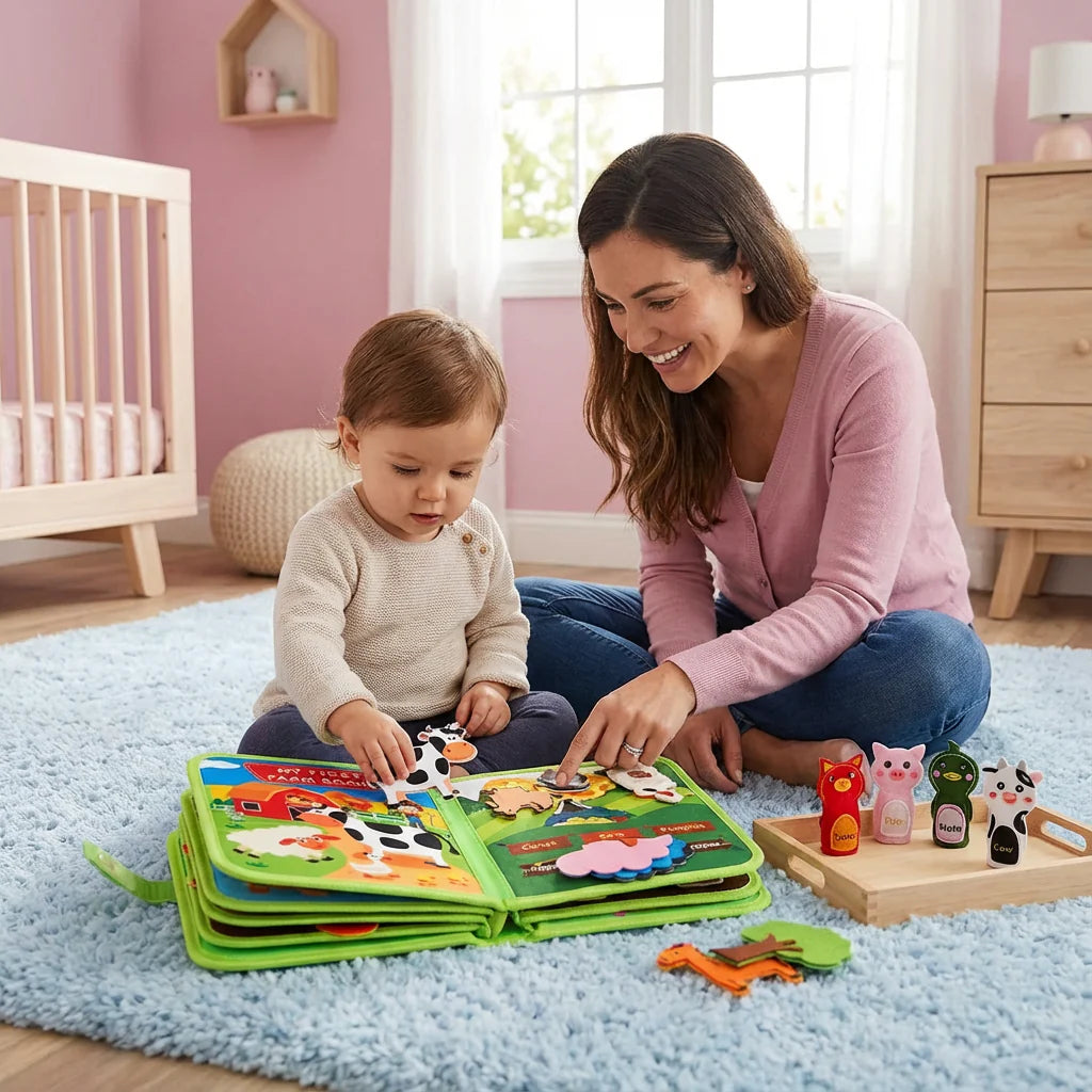 Saneda™ Soft Farm Activity Book