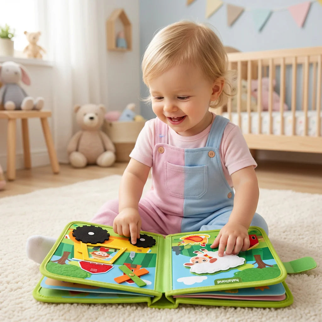 Saneda™ Soft Farm Activity Book