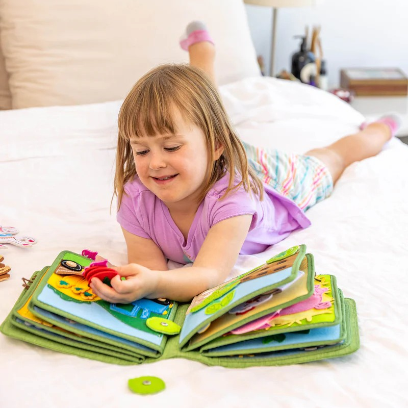 Saneda™ Soft Farm Activity Book